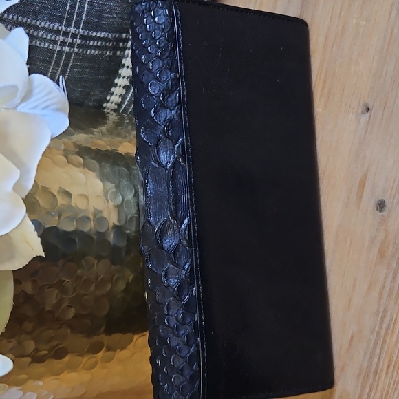 Coach Python Leather Wallet - Picture 3 of 12